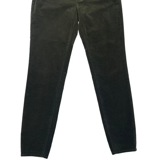 Vince Camuto Skinny Corduroy Pant Dark Green 8 - Picture 2 of 8